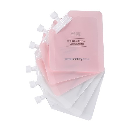 厂家彩色印刷洗护用品包装袋乳液分装袋试用装小样吸嘴袋面膜精华