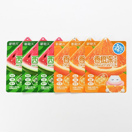 果冻食品包装袋pet塑料薄膜袋来图来样彩色印刷食品包装袋批发