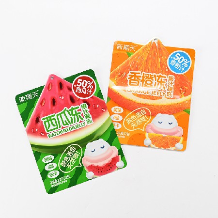 果冻食品包装袋pet塑料薄膜袋来图来样彩色印刷食品包装袋批发